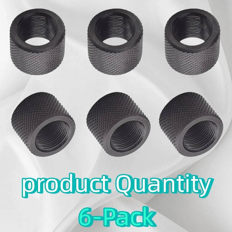 Axyuada Thread Protector for .22LR .223 & 5.56 1/2 x 28 Thread Protector, Durable, Cerakoted Finish (6 Pack) - Image 3